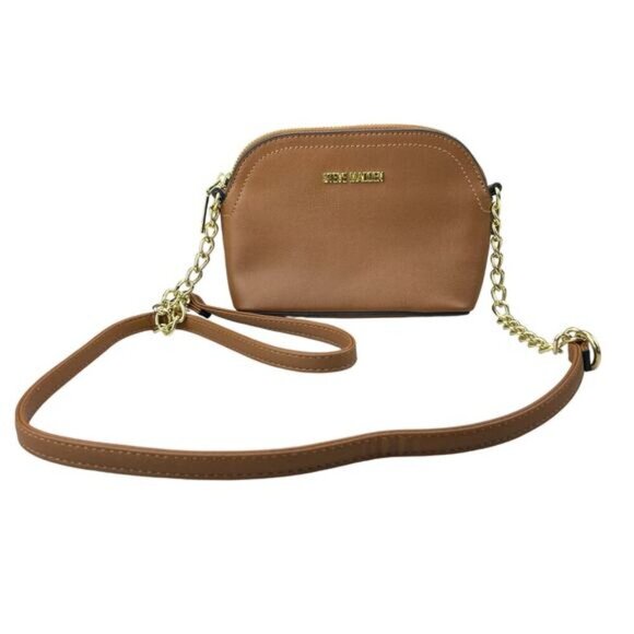 STEVE MADDEN Brown Leatherette Crossbody - Picture 3 of 9